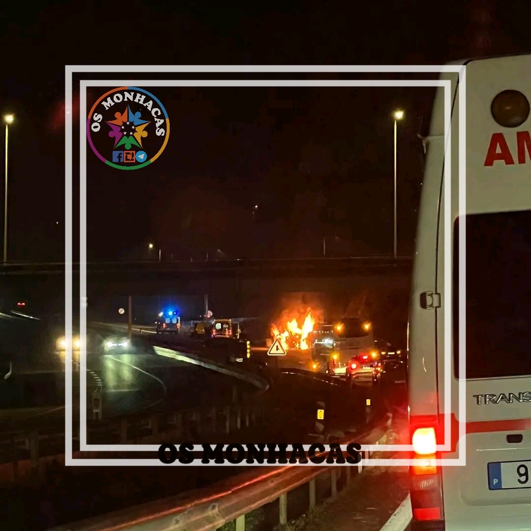 ÚLTIMA HORA: Acidente grave corta A3 em Santo Tirso com forte dispositivo de socorro