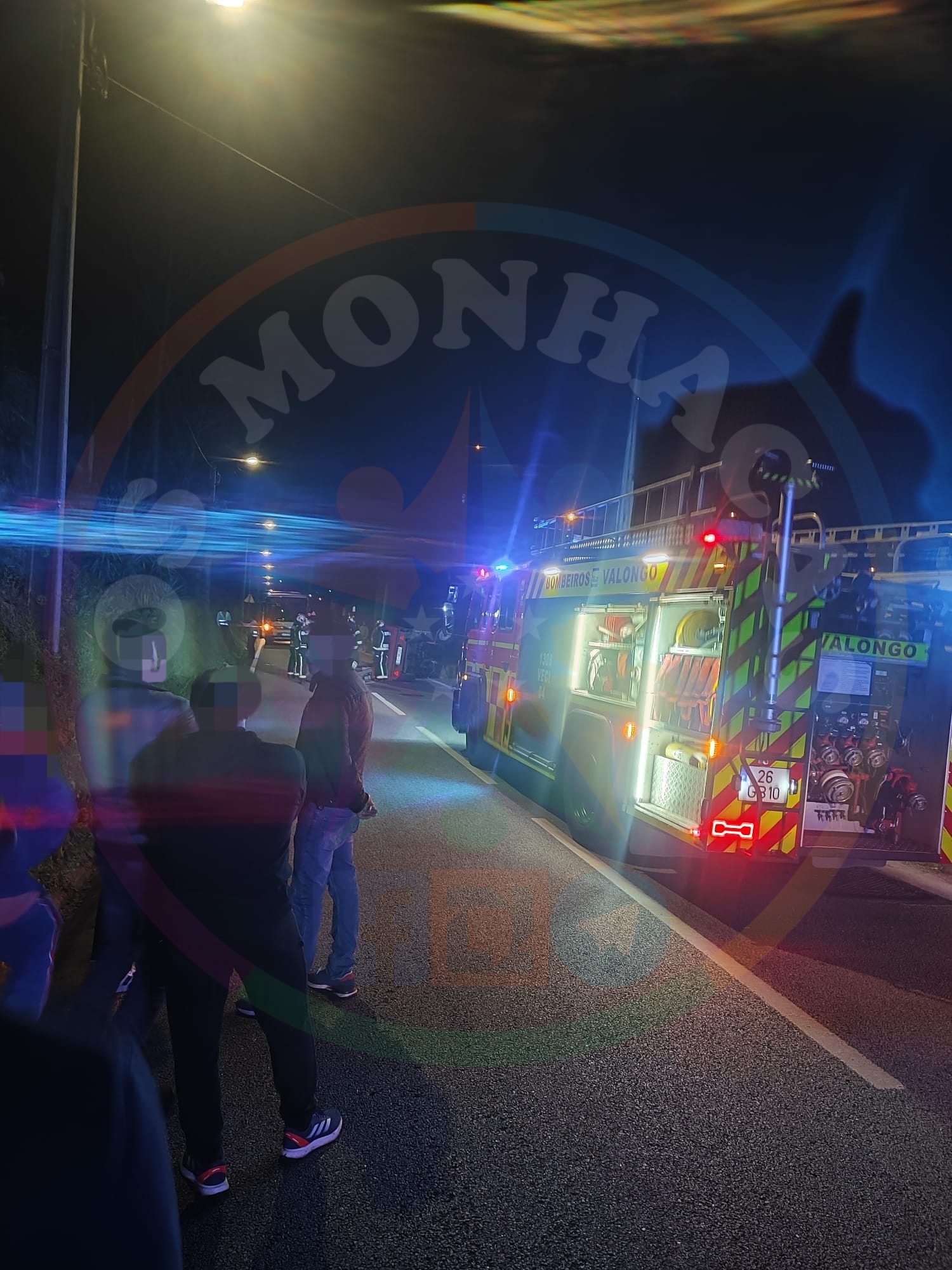 Acidente com Trator corta ligação entre Sobrado e Lordelo: Um Ferido Grave