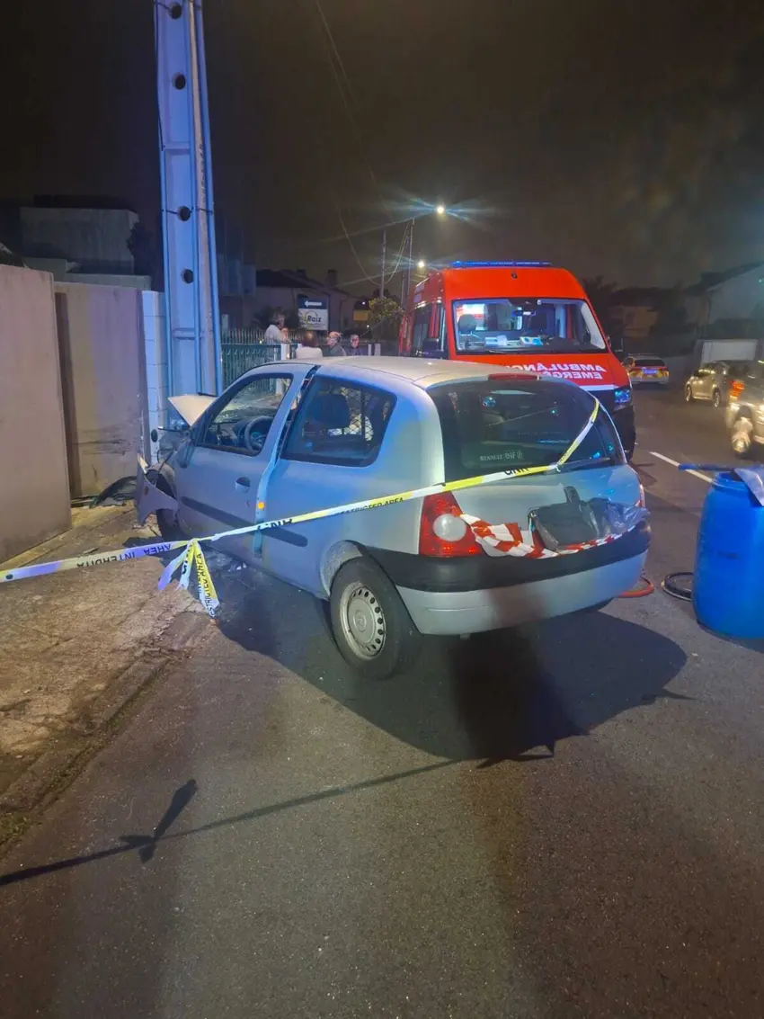 Tragédia em Rio Meão: Despiste de viatura provoca morte de homem de 64 anos