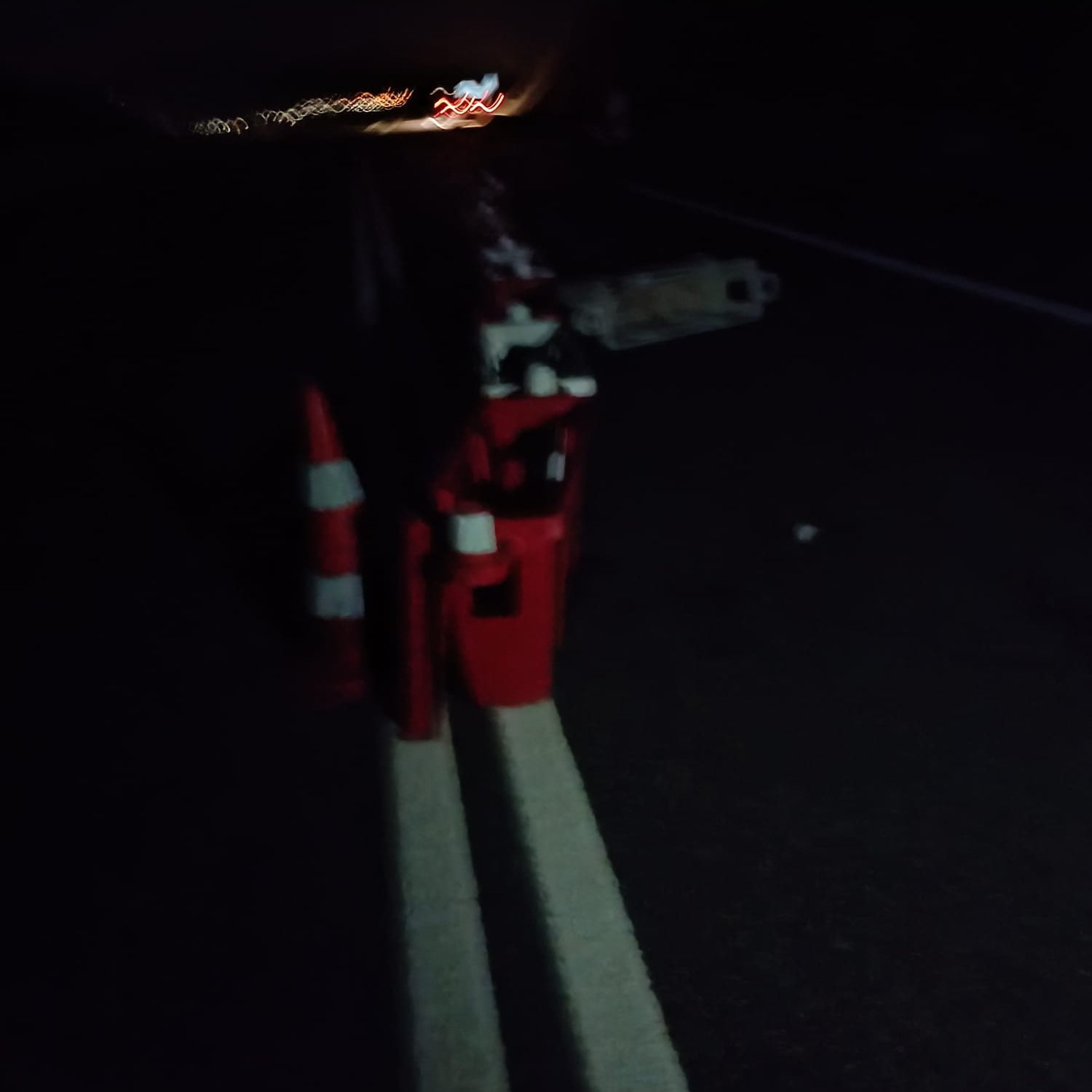 Perigo no IC9: Separadores de obra instáveis provocam acidentes