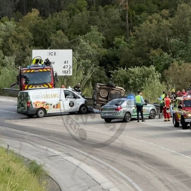 Acidentes no IC8 provocam dois mortos e corte de trânsito na zona de Pombal