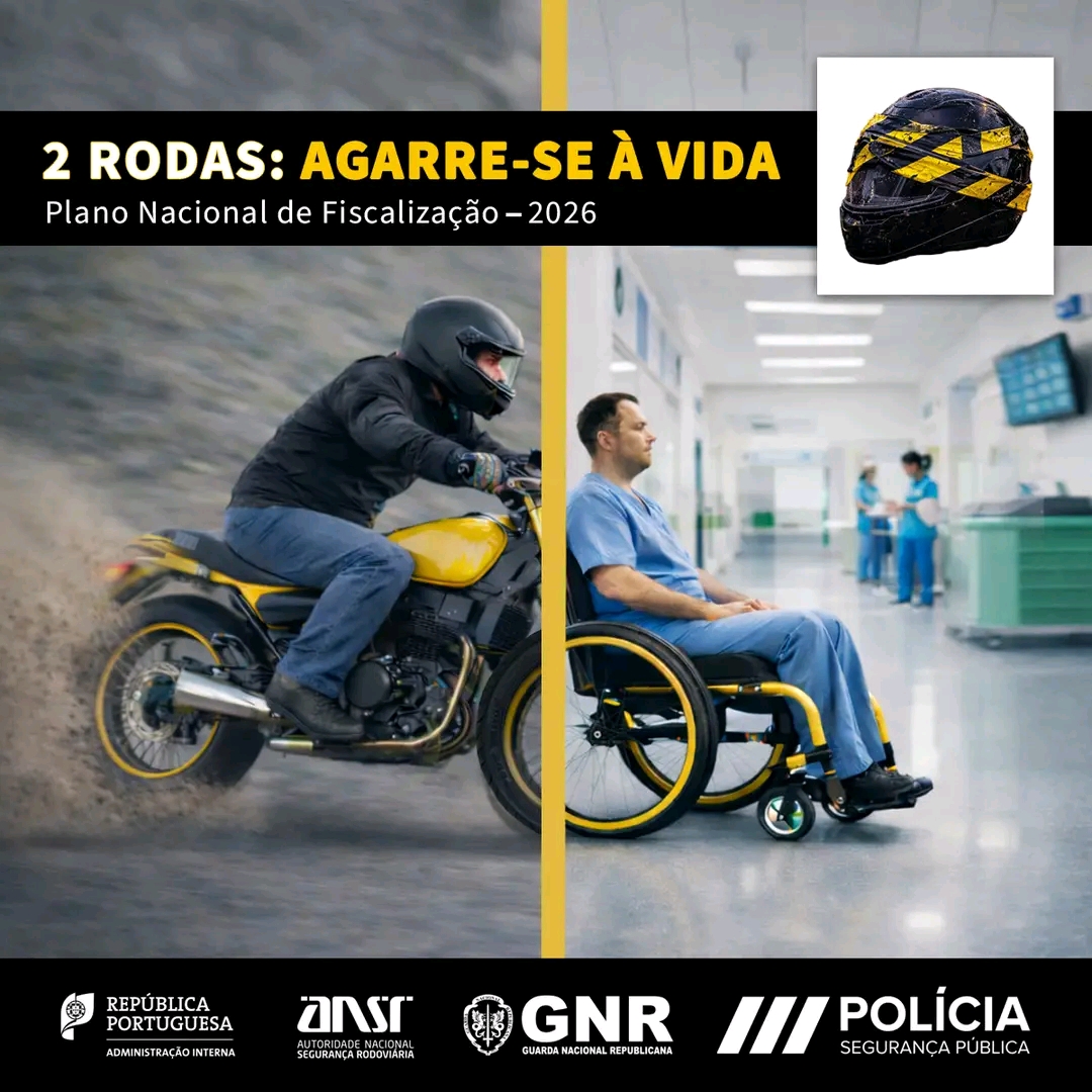 “Duas Rodas ─ Agarre-se à Vida”: Campanha nacional vai fiscalizar veículos de duas rodas a motor