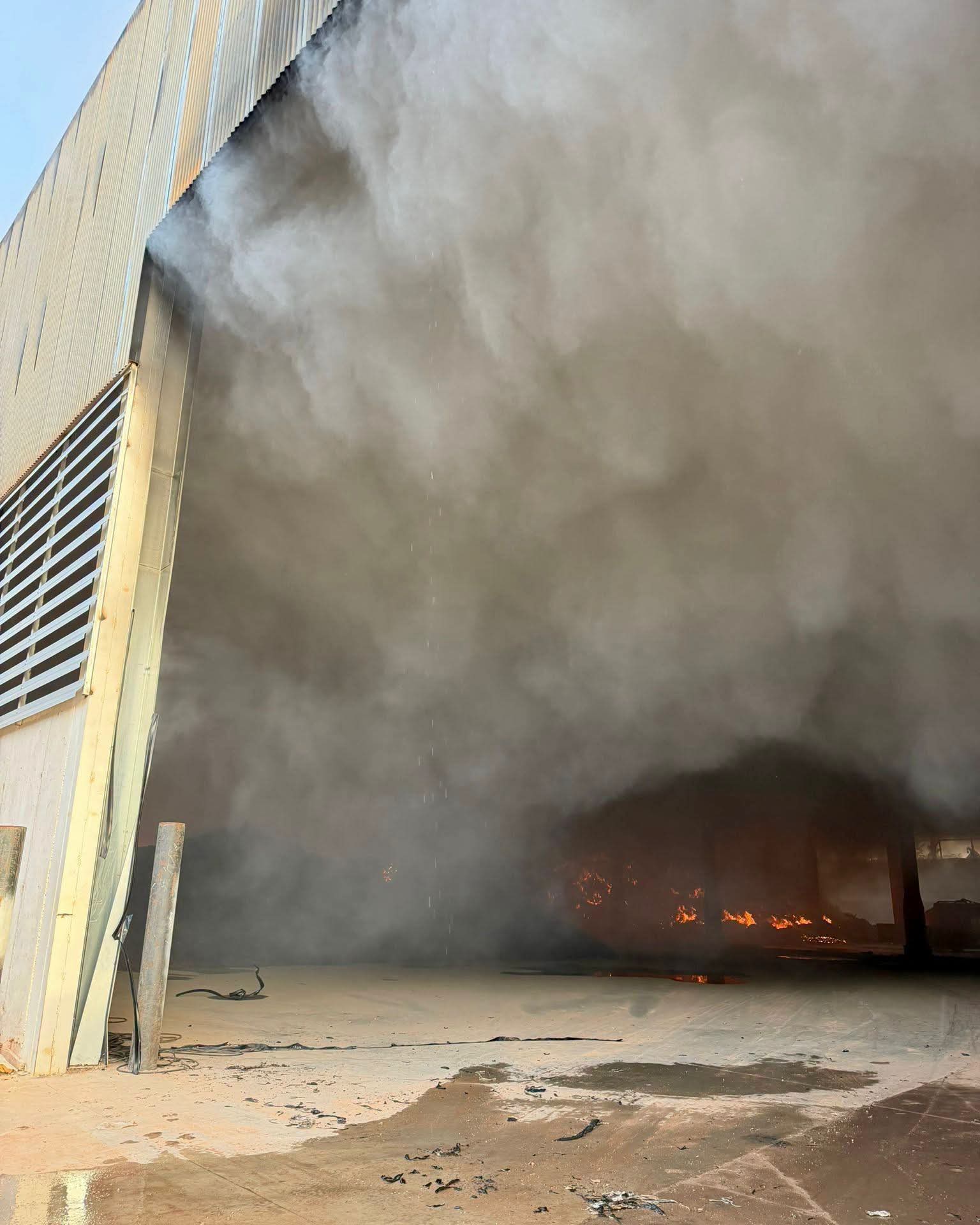 Incêndio Industrial em Taveiro, Coimbra