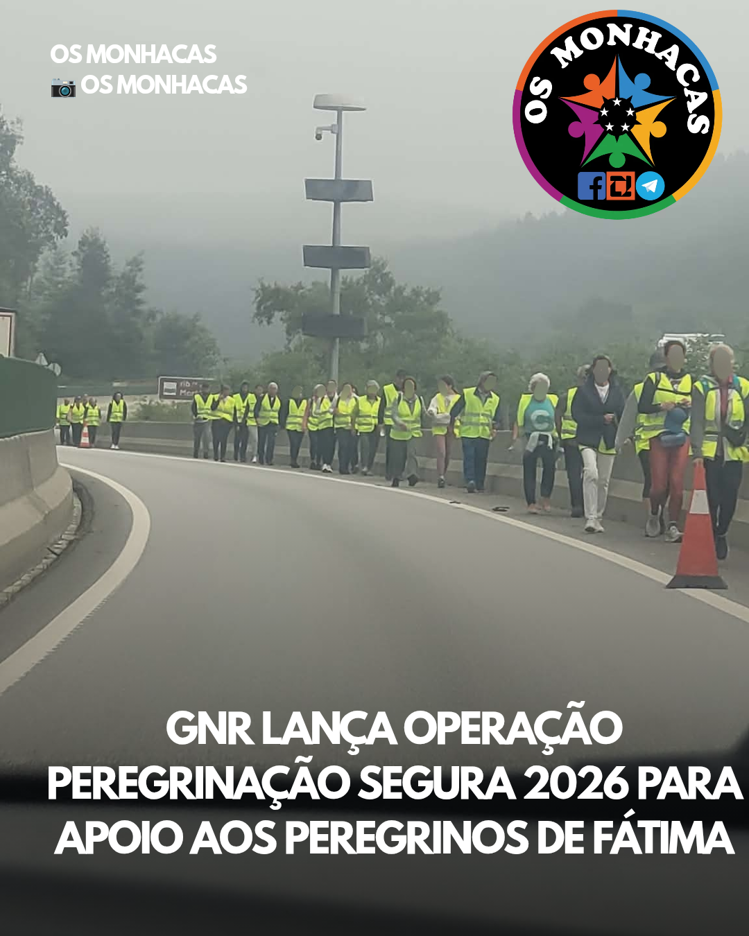 GNR Lança Operação Peregrinação Segura 2026 para Apoio aos Peregrinos de Fátima