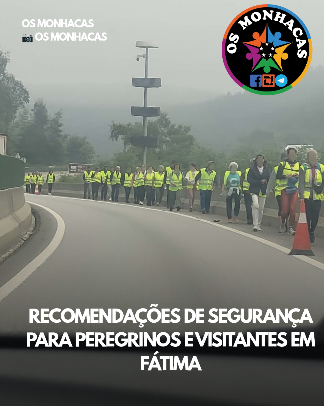 Recomendações de Segurança para Peregrinos e Visitantes em Fátima