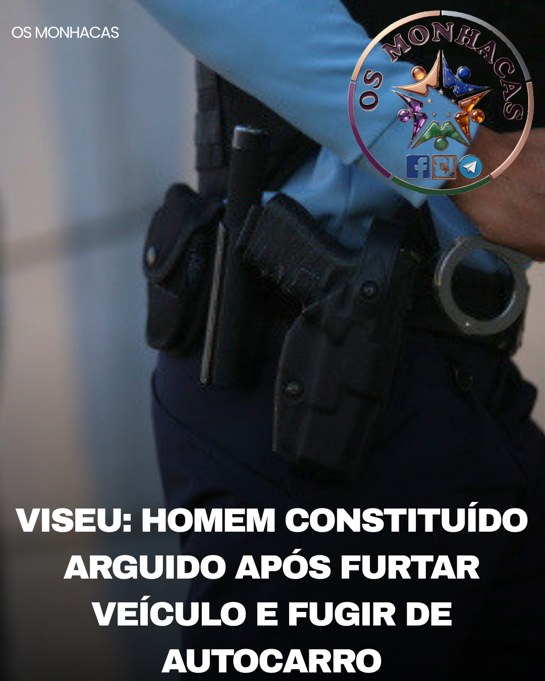 Viseu: Homem Constituído Arguido após Furtar Veículo e Fugir de Autocarro