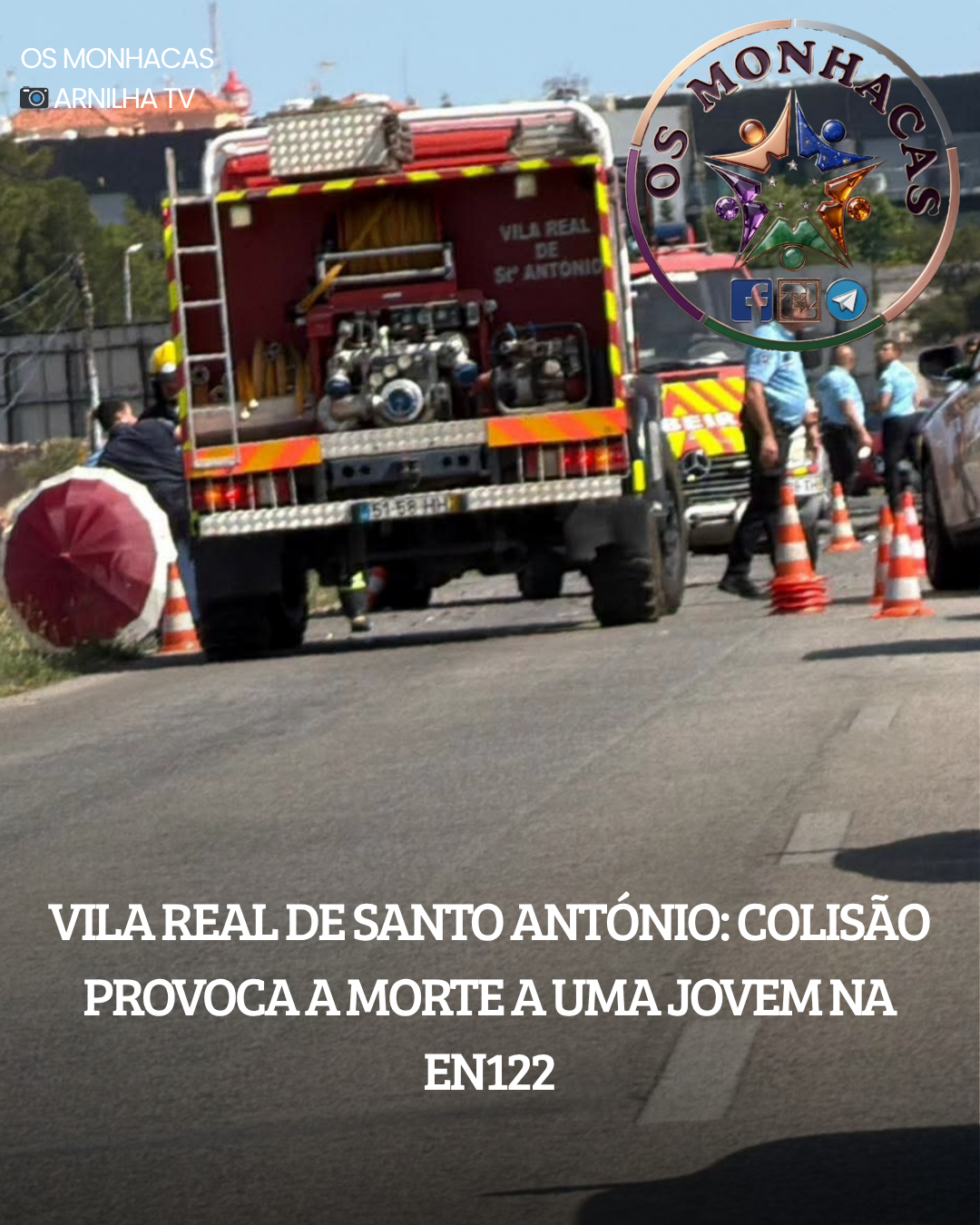 Vila real de Santo António: Colisão provoca a morte a uma jovem na EN122