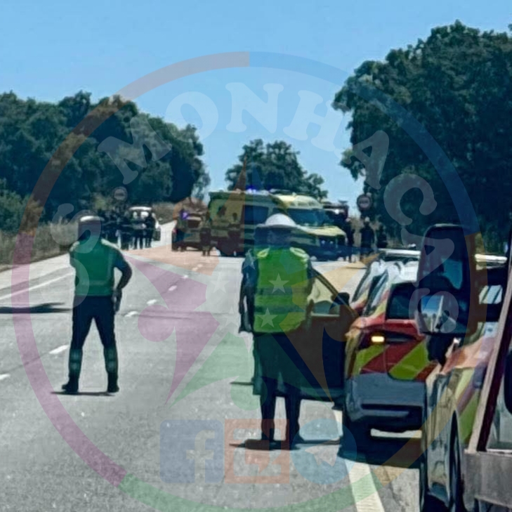 Colisão trágica na EN4 perto de Estremoz faz um morto e dois feridos graves