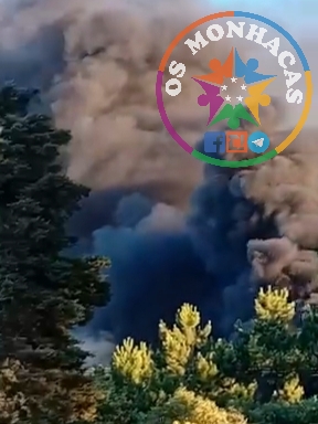 Incêndio em Instalações Industriais no Parque Industrial das Carrascas, Palmela