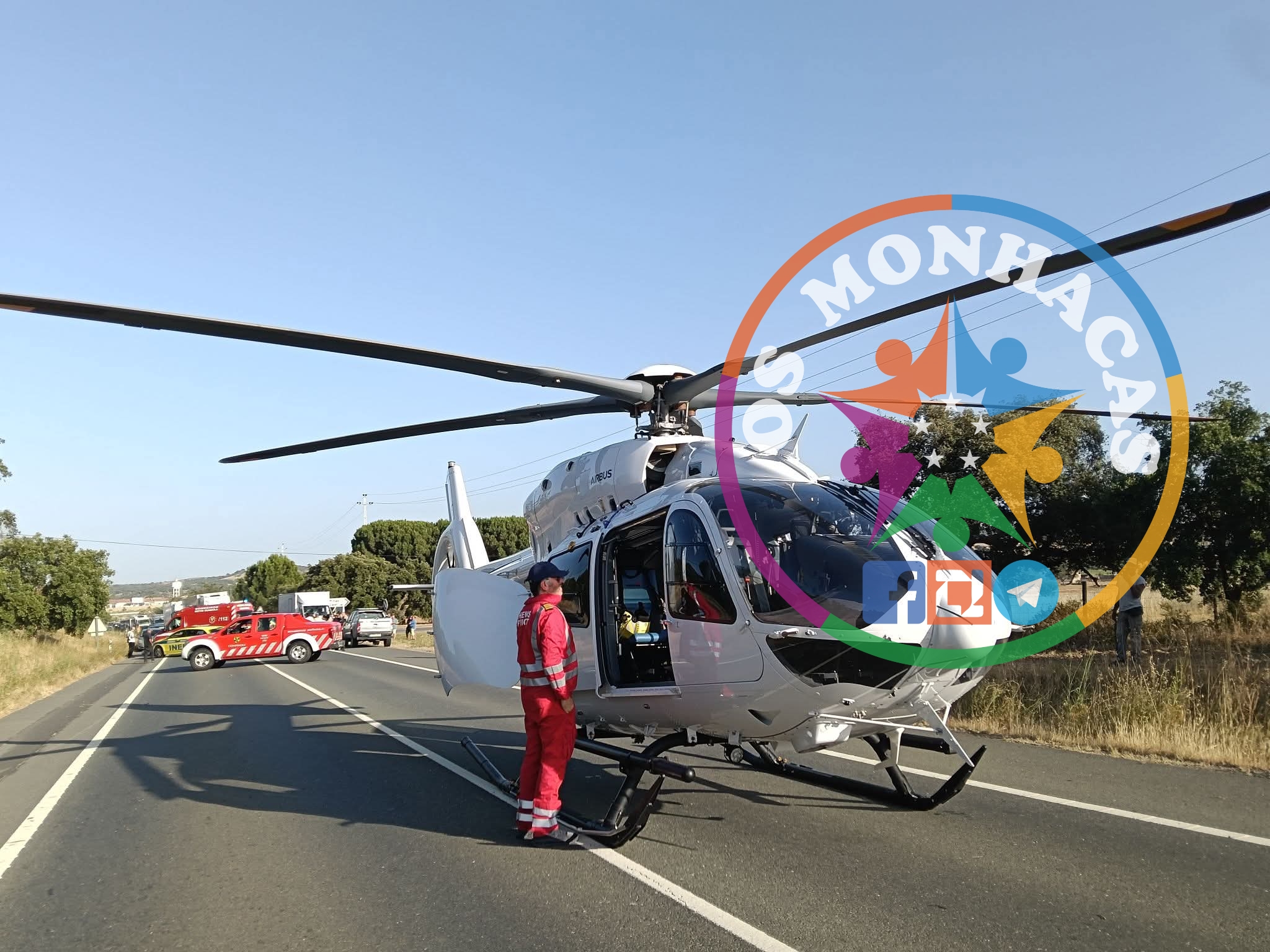 Grave Acidente no IC1 Corta Trânsito em Canal Caveira: Condutor de Mota Transportado de Helicóptero