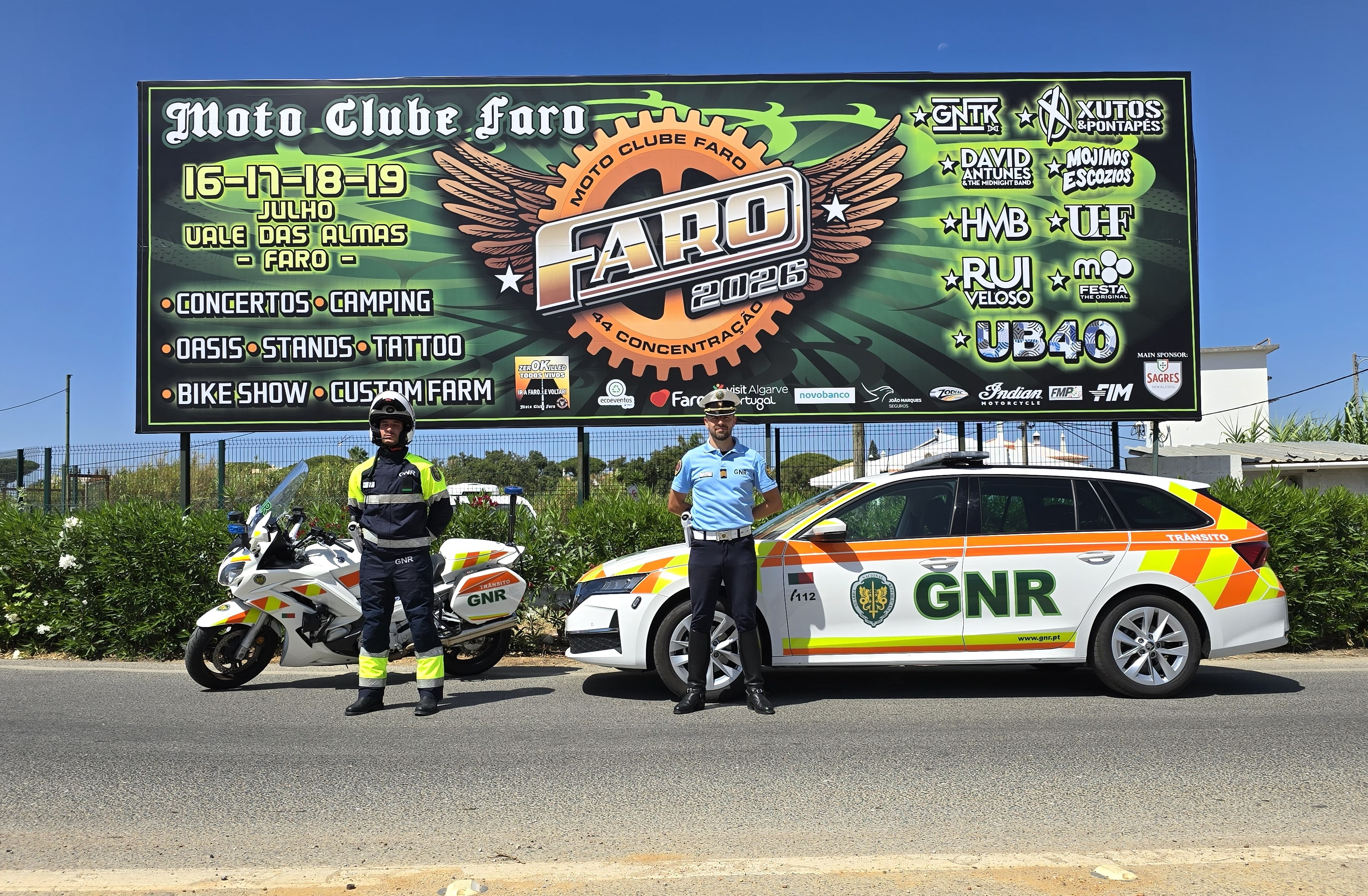GNR Reforça Patrulhamento para 44.ª Concentração Internacional de Motos de Faro