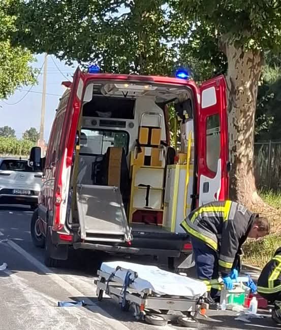 Atropelamento violento na EN252 faz uma vítima grave em Pinhal Novo