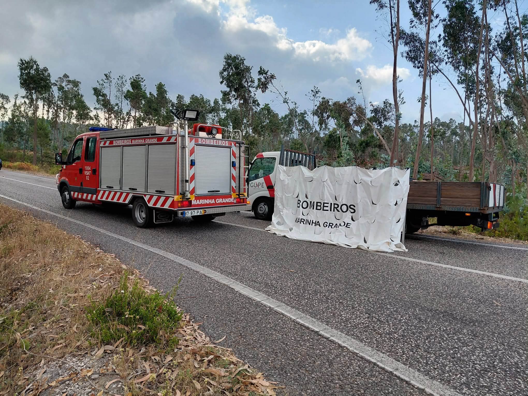 Colisão na Marinha Grande resulta em vítima mortal