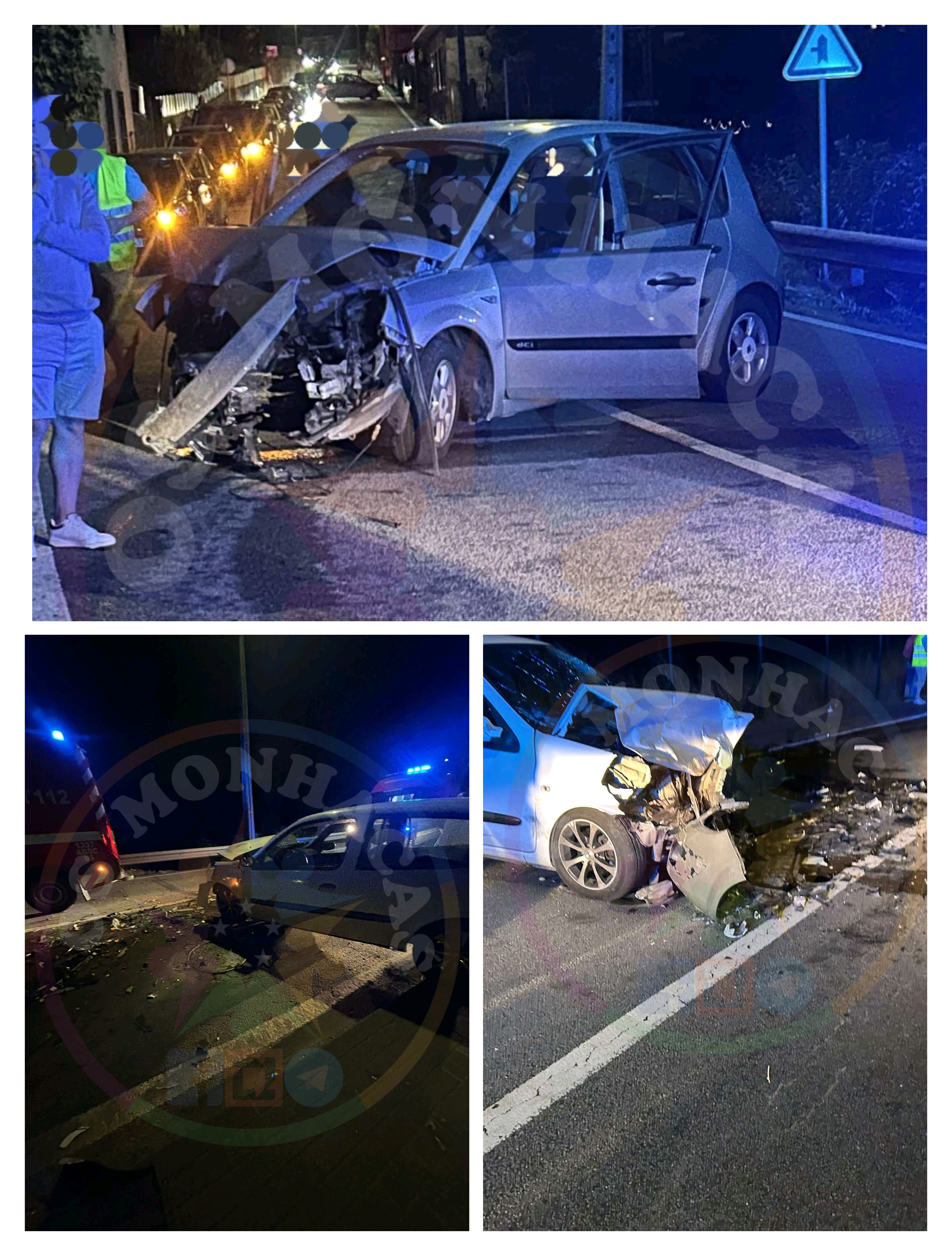 Santo Tirso:Homem de 52 anos morre em colisão entre três viaturas na EN105, em Rebordões