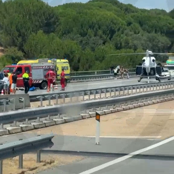 Dois feridos em acidente na A2 condiciona trânsito junto ao Nó da Marateca