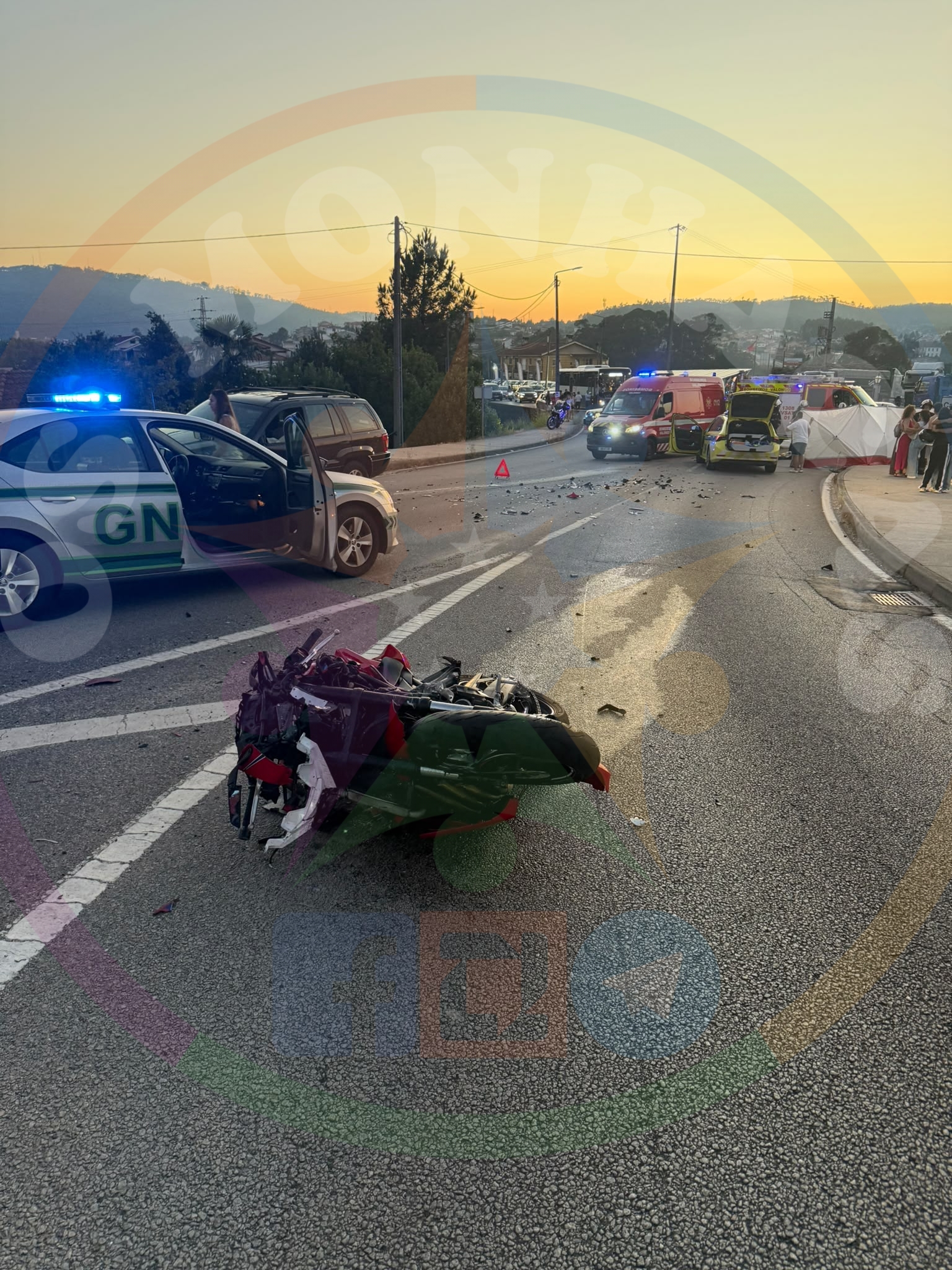 MILITAR DA GNR MORRE EM ACIDENTE GRAVE NA EN15 EM VALONGO