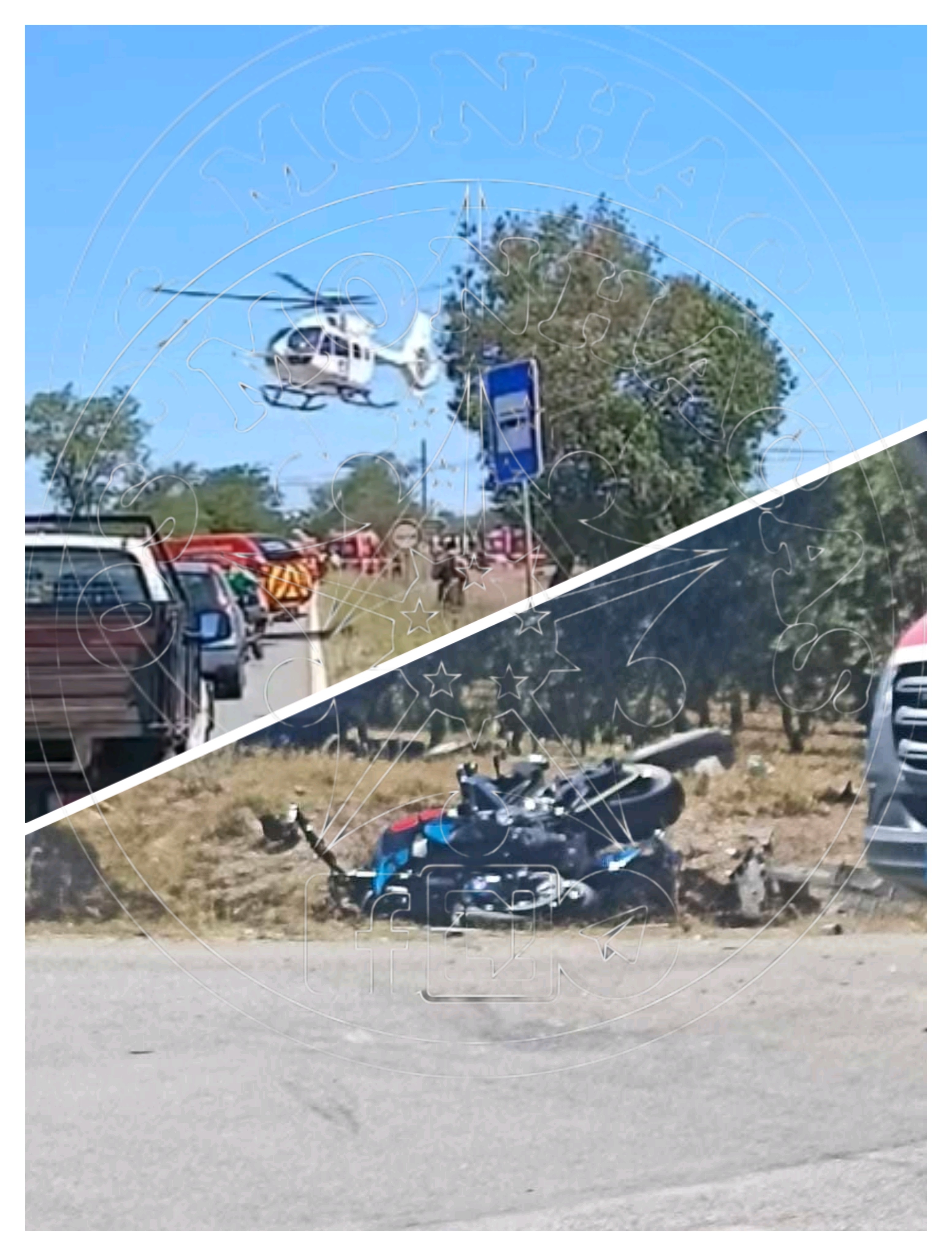 Colisão rodoviária condiciona a EN2 em Ervidel