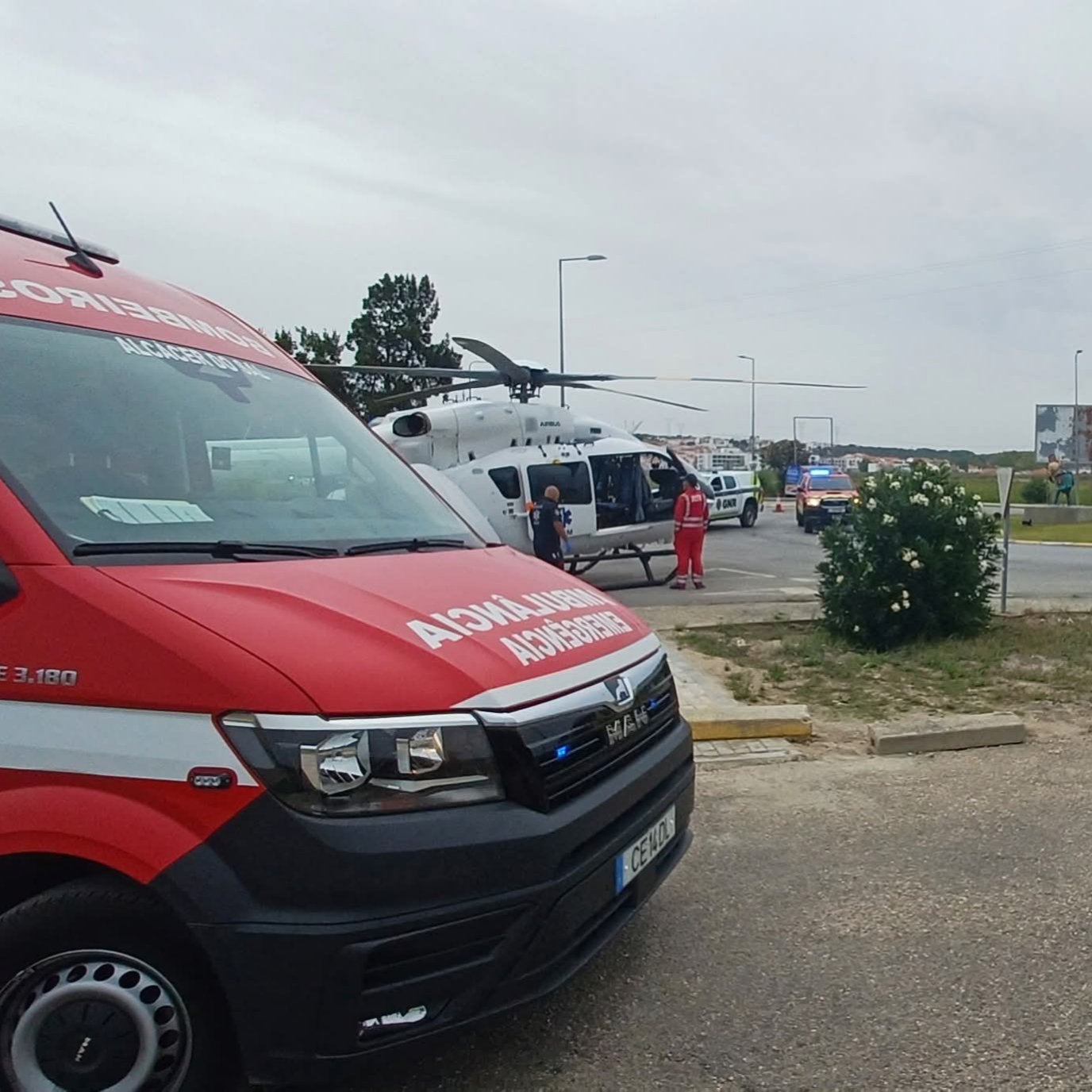 Homem de 49 anos fica gravemente ferido após queda de parede em obra em Alcácer do Sal