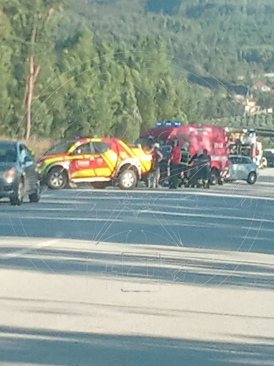 Colisão no IC8 na Sertã provoca cinco feridos ligeiros e condiciona trânsito