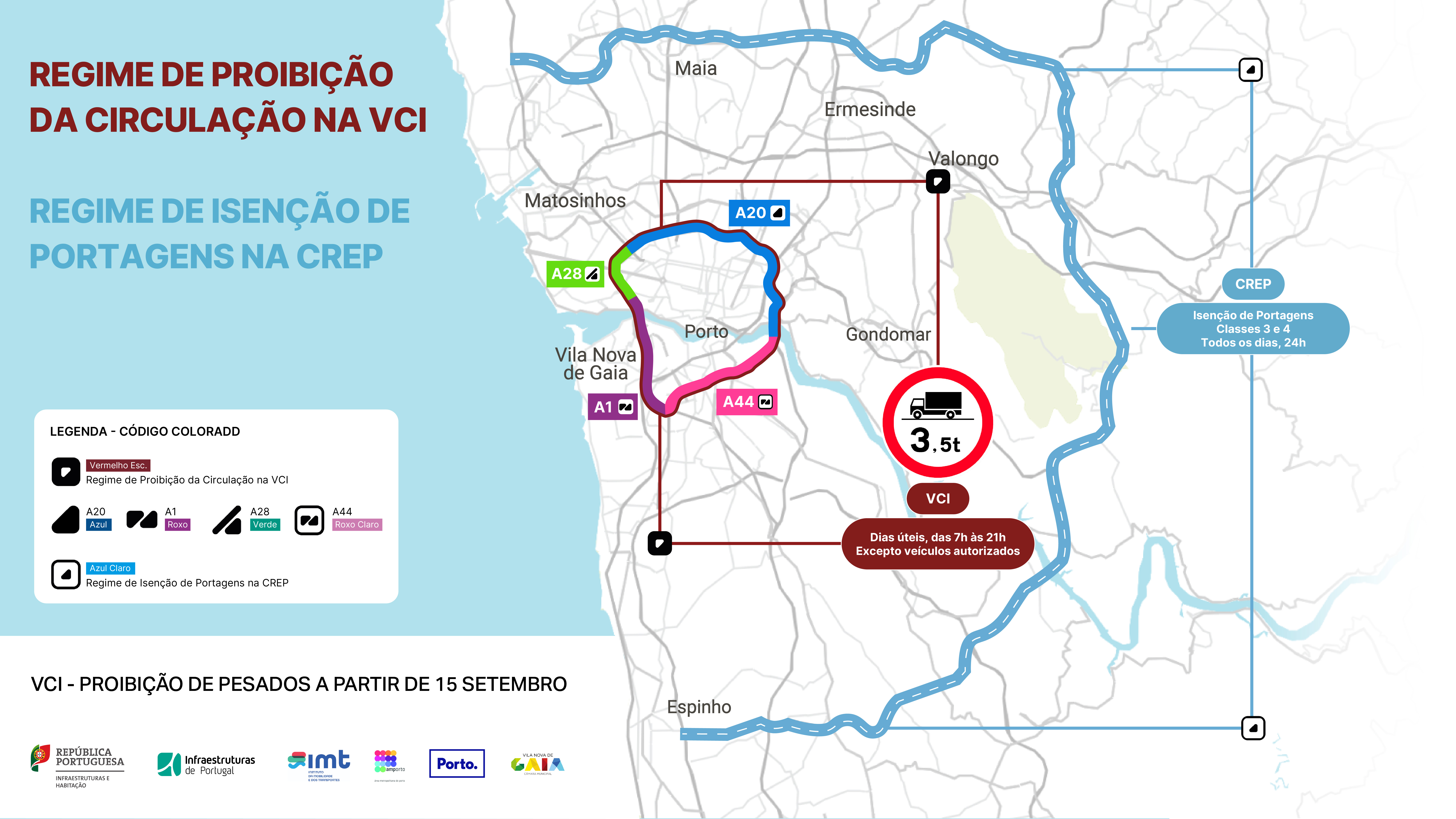 Novas Regras na VCI: Proibição de Pesados de Mercadorias Entra em Vigor a 15 de Setembro