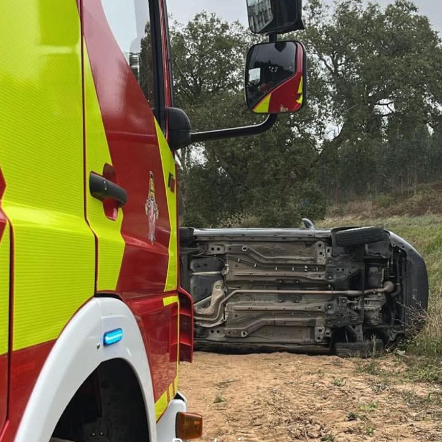 DESPISTE SEGUIDO DE CAPOTAMENTO FAZ UM FERIDO GRAVE EM SOURE